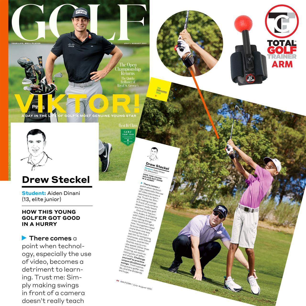 Total Golf Trainer featured in GOLF Magazine