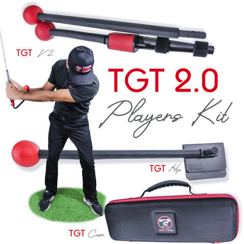 Total Golf Trainer Players Kit | Complete Golf Swing Training System for Hip Rotation, Ball Striking & Clubface Control