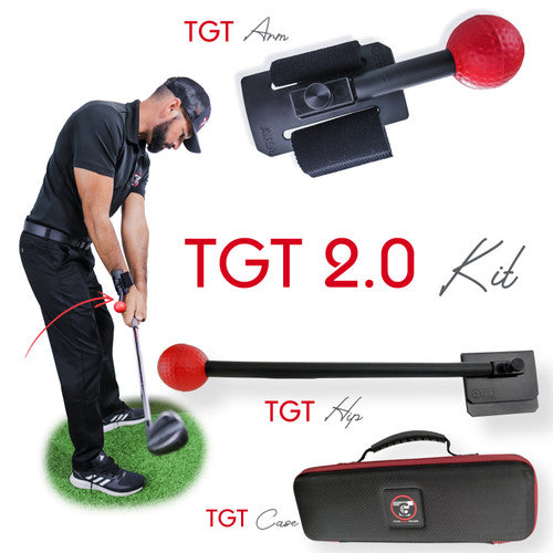 Total Golf Trainer 2.0 Value Pack | Golf Swing Training System for Hip Rotation, Wrist Control & Consistent Ball Striking