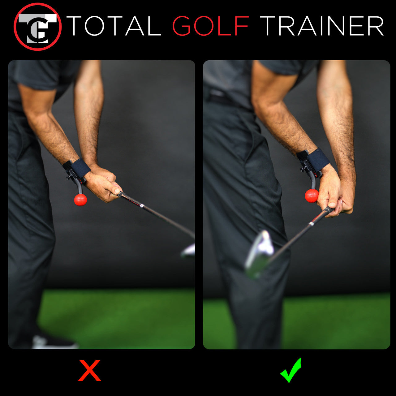 Total Golf Trainer Wrist  |  TGT Wrist | Golf Swing Training Aid