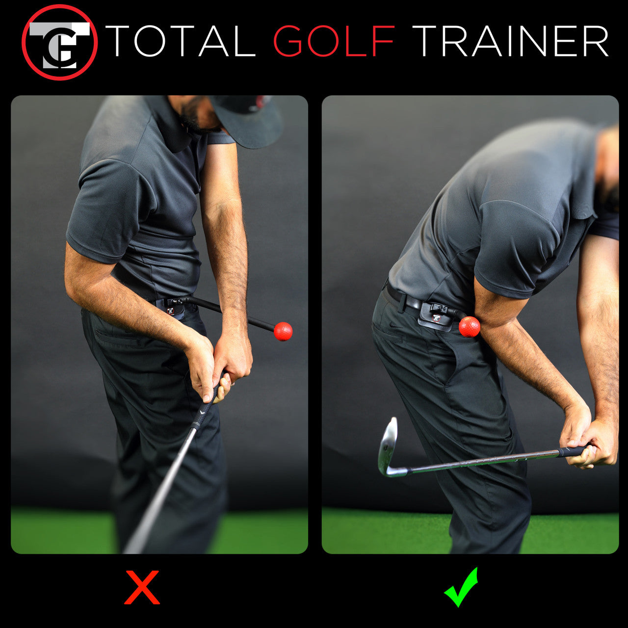 Total Golf Trainer Hip | Golf Swing Trainer for Better Hip Rotation
