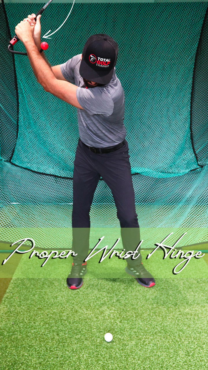 Total Golf Trainer V2 | Golf Swing Trainer for Wrist Hinge, Clubface Control & Consistent Ball Striking